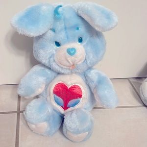 Care Bear Cousins Swift Heart Rabbit Blue Bunny Stuffed Animal